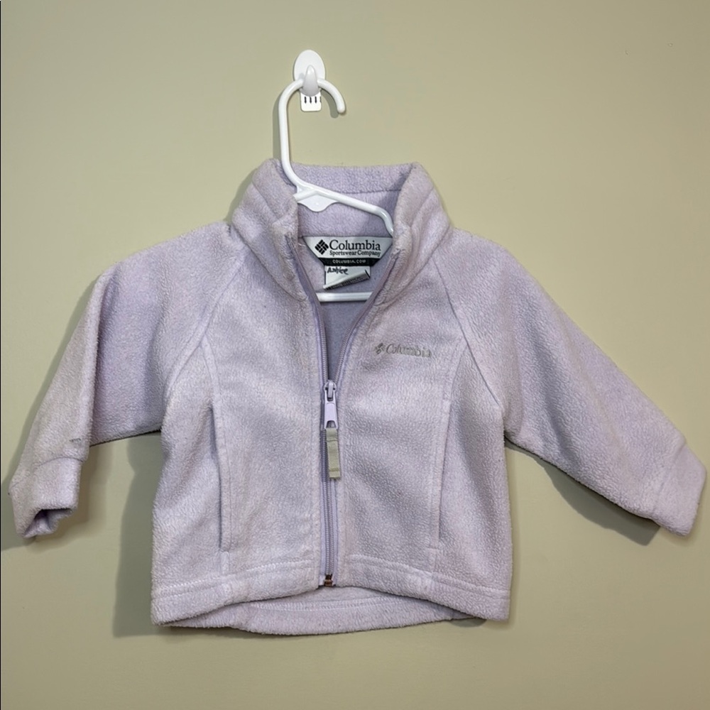 Columbia Light Purple Fleece Jacket